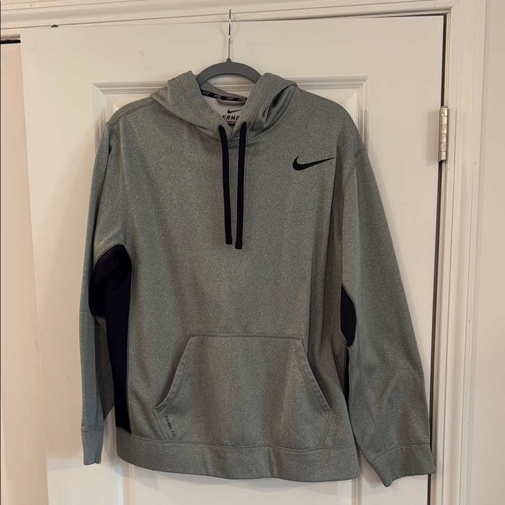 Nike Gray and Black Hoodie